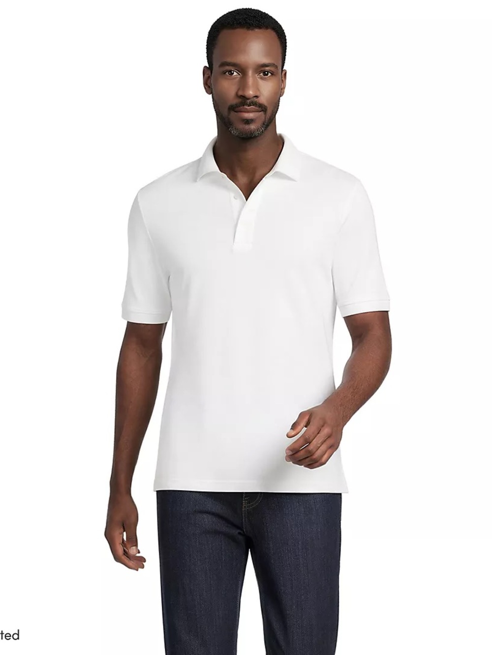 Lands End Short Sleeve Cotton Supima Polo Shirt